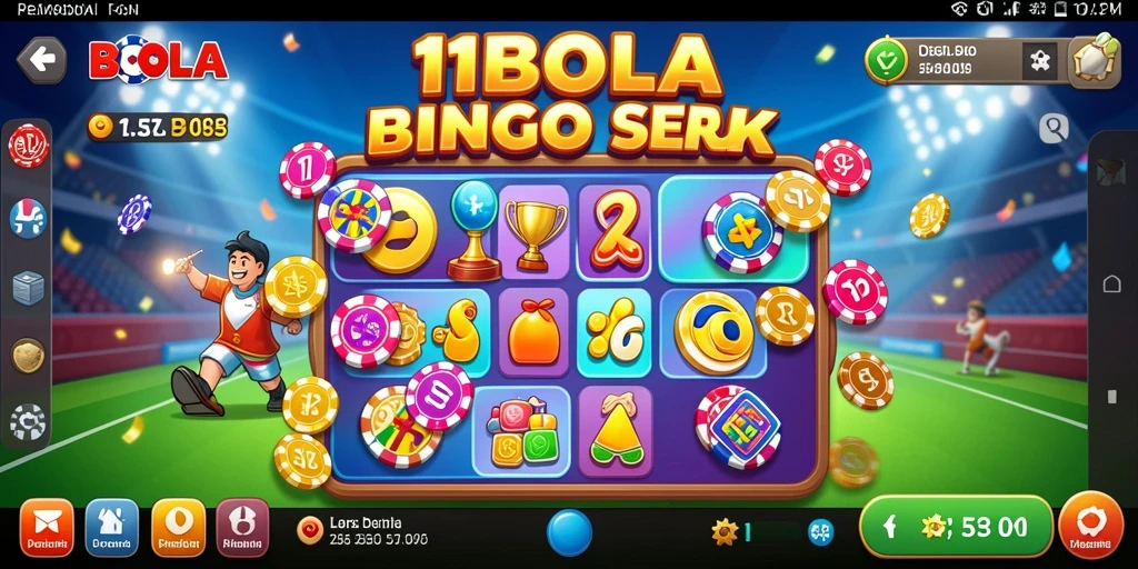 Tampilan menarik dari gameplay Bingo di 11BOLA.