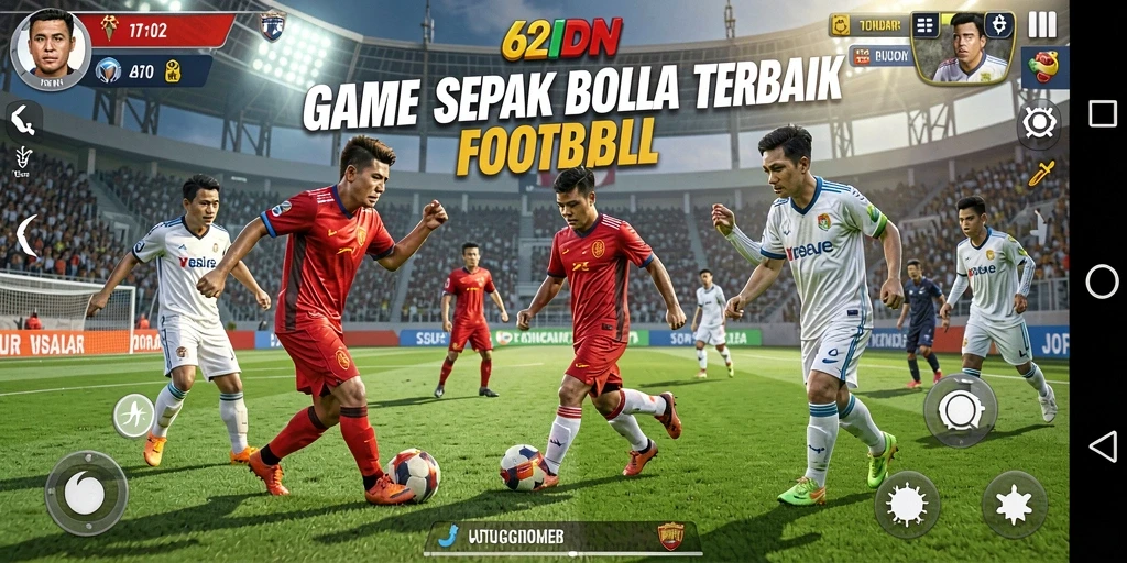 Screenshot gameplay 62IDN menunjukkan aksi seru di lapangan.