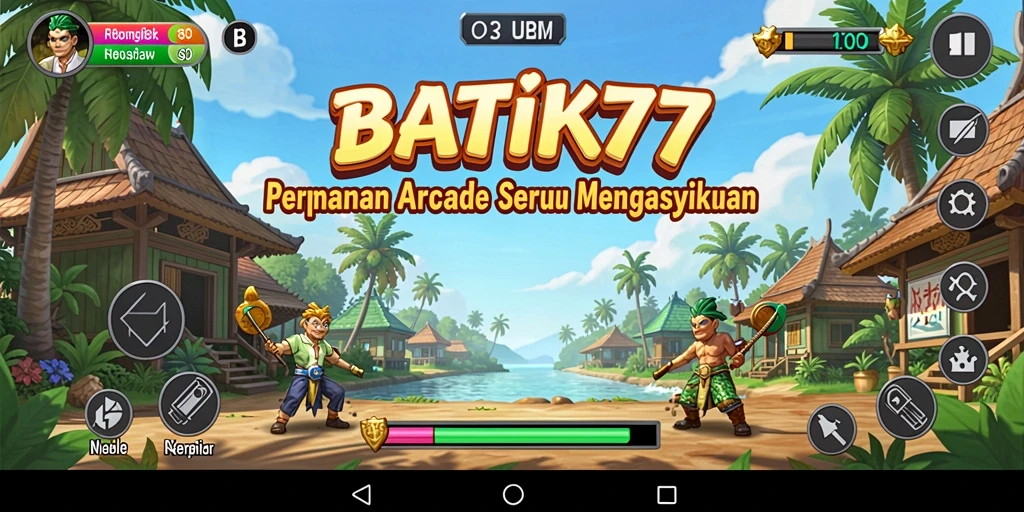Tampilan menarik dari gameplay seru BATIK77 yang menghibur.