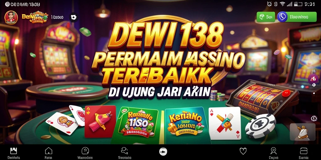 Tampilan gameplay kasino yang mengasyikkan di DEWI138.