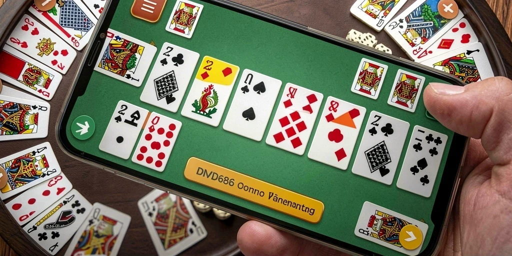 Tampilan gameplay seru dalam DMD686, penuhi tantangan Domino!