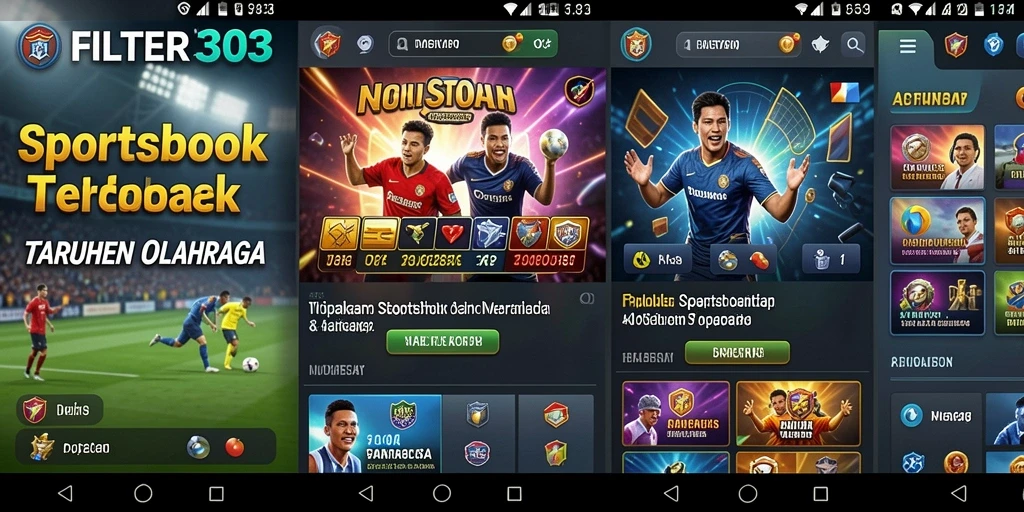 Tampilan menarik dari gameplay aplikasi FILTER303 Sportsbook.