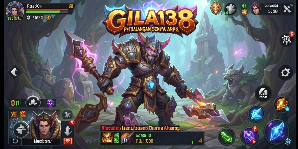 Screenshot GILA138 menampilkan aksi seru dalam pertarungan ARPG.