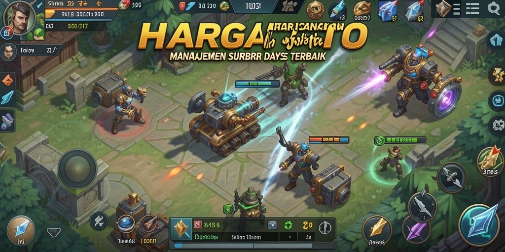 Tangkapan layar menunjukkan gameplay HARGATOTO yang strategis dan mendalam.