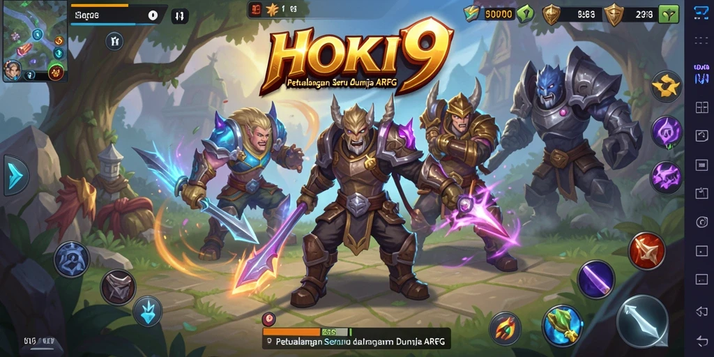 Gameplay seru HOKI9 dengan aksi ARPG menegangkan.