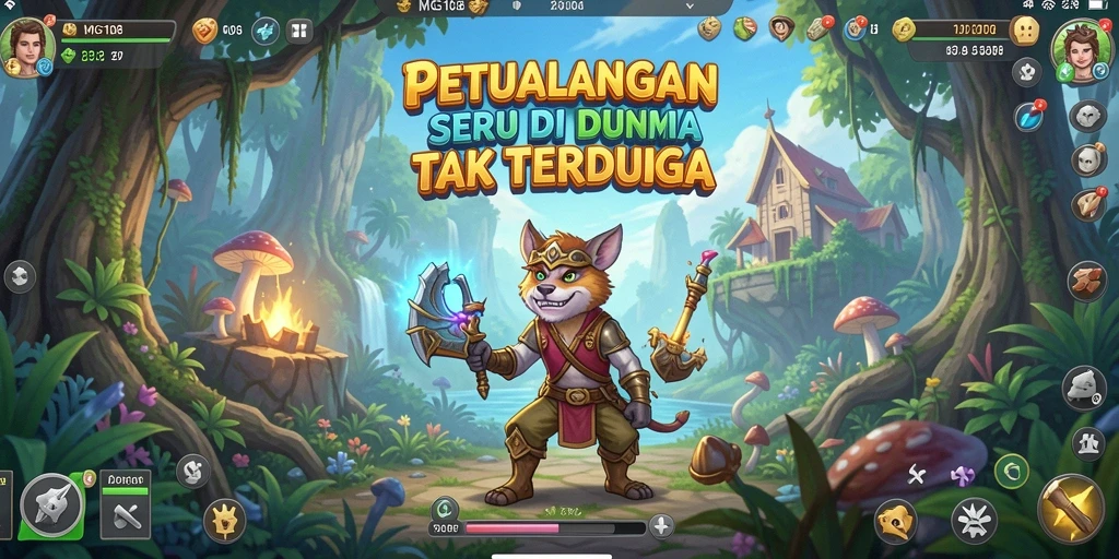 Tampilan menarik dari gameplay MG108 dengan berbagai tantangan.