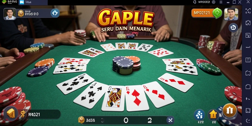 Gameplay seru dalam permainan Gaple MPO2121.