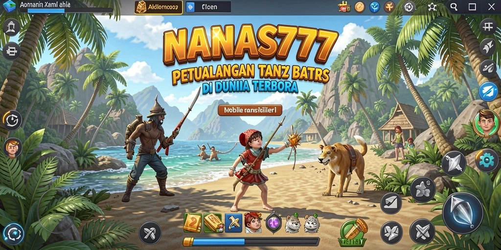 Gameplay NANAS777 menampilkan dunia terbuka yang luas dan menakjubkan.