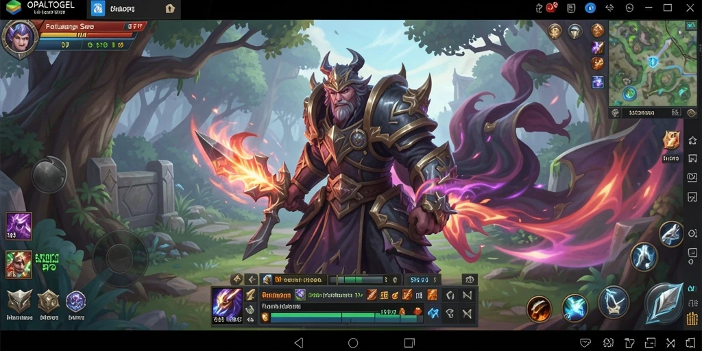Screenshot OPALTOGEL menampilkan aksi mendebarkan dalam dunia MMORPG.
