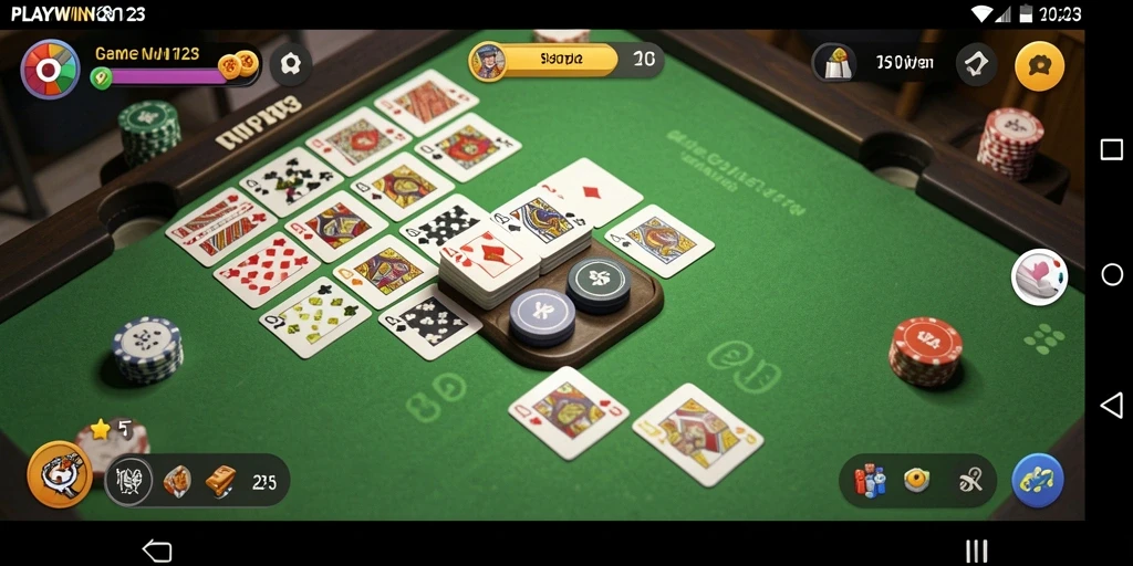 Screenshot utama PLAYWIN123 menampilkan pertandingan Gaple yang seru dan kompetitif.