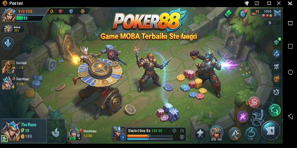 Tampilan gameplay POKER88 yang mendebarkan dan penuh aksi.