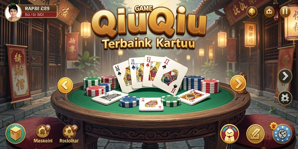 Screenshot dari gameplay seru di RAP89 QiuQiu.