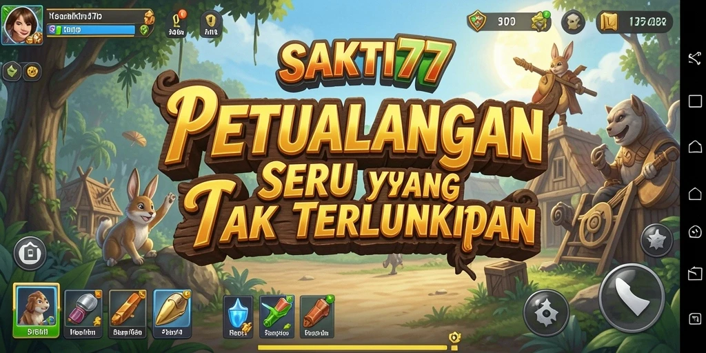 Tampilan menarik dari gameplay SAKTI77 yang seru dan menantang.