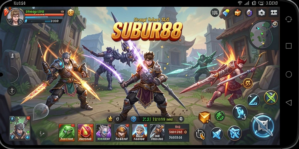 Gameplay SUBUR88 menampilkan pertarungan strategi yang intens dan mendebarkan.