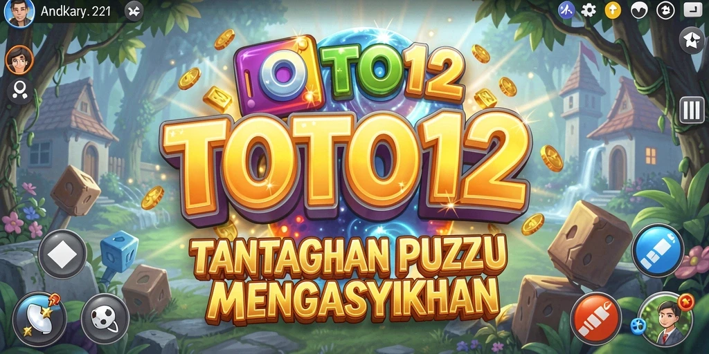 Screenshot utama TOTO12 menampilkan gameplay Puzzle yang menantang dan menarik.
