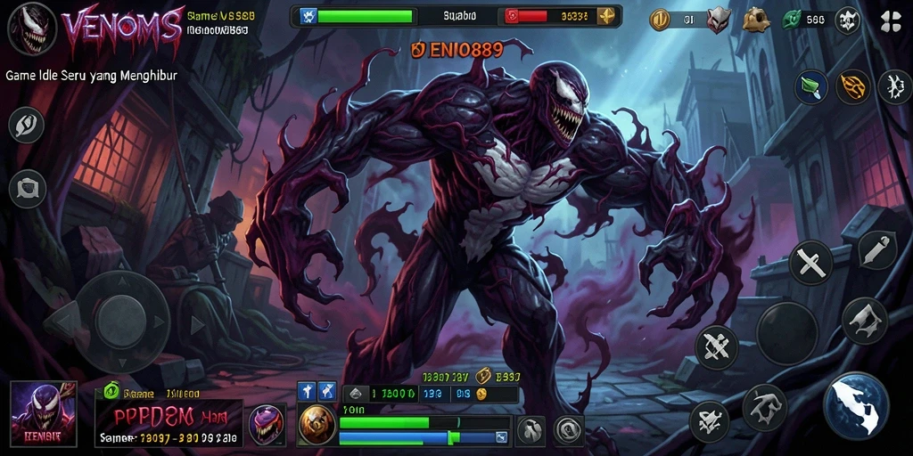 Tampilan gameplay menarik dan seru dari VENOM889.