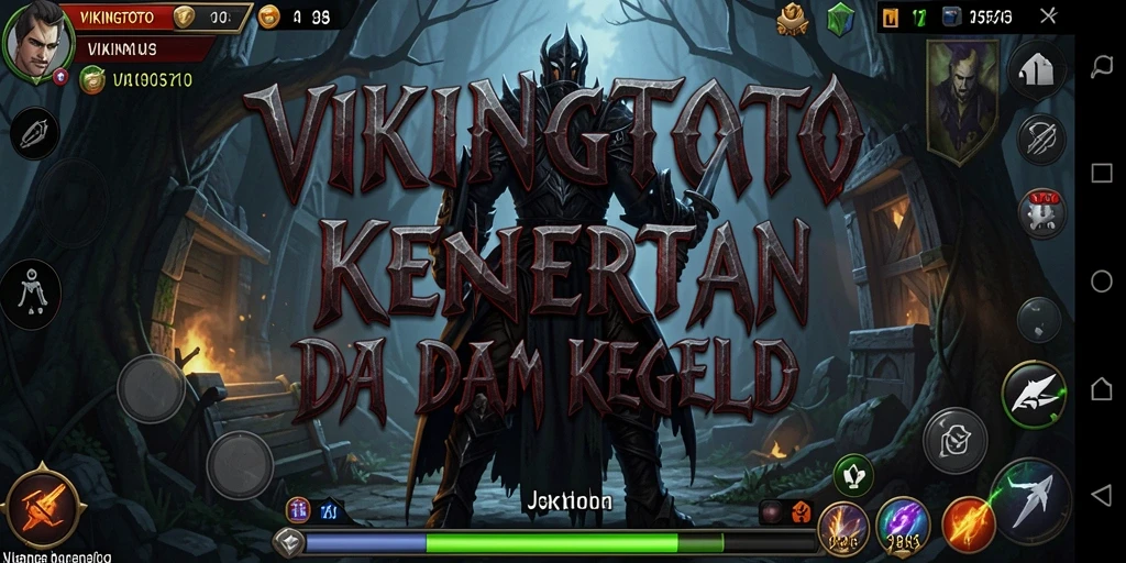 Screenshot menunjukkan suasana mencekam dalam gameplay VIKINGTOTO.
